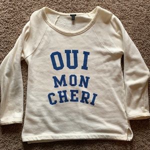 JCrew women’s sweatshirt